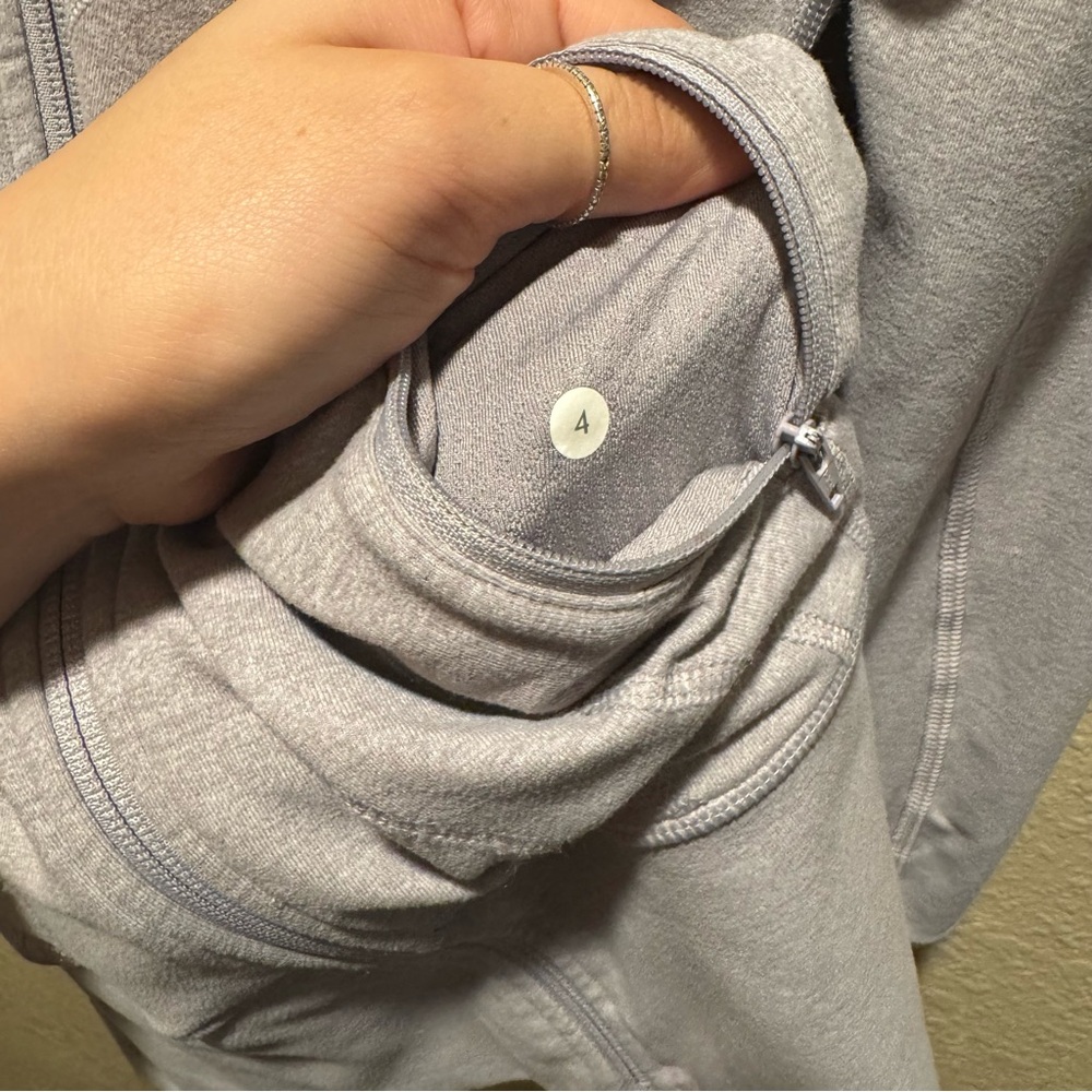 Lululemon Stride Jacket II Heathered Grey size 4 - Picture 10 of 10
